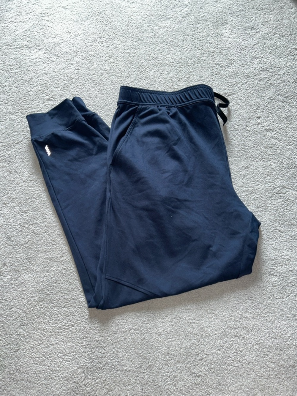 Men’s Navy Jogger Athletic Pants - Classic Casual
